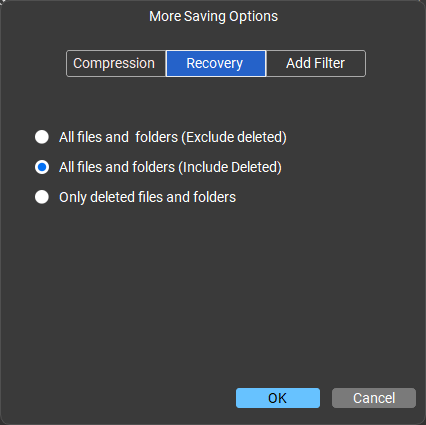 more saving option recovery-3